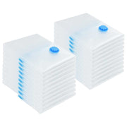 Vidaxl opslagzakken 20 st transparant en blauw 70 x 50 cm - afbeelding 2