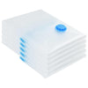Vidaxl opslagzakken met opslag 5 pcs transparant en blauw 80 x 60 cm