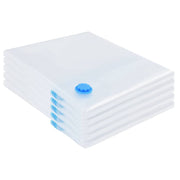 Vidaxl opslagzakken 5 st transparant en blauw 120 x 70 cm - afbeelding 2