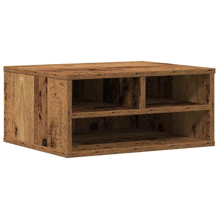 Vidaxl printerstand oud hout 49 x 40 x 22,5 cm bewerkt hout