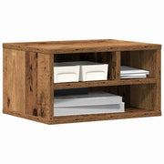 Vidaxl printerstand oudhout 40 x 32 x 22,5 cm bewerkt hout - afbeelding 3