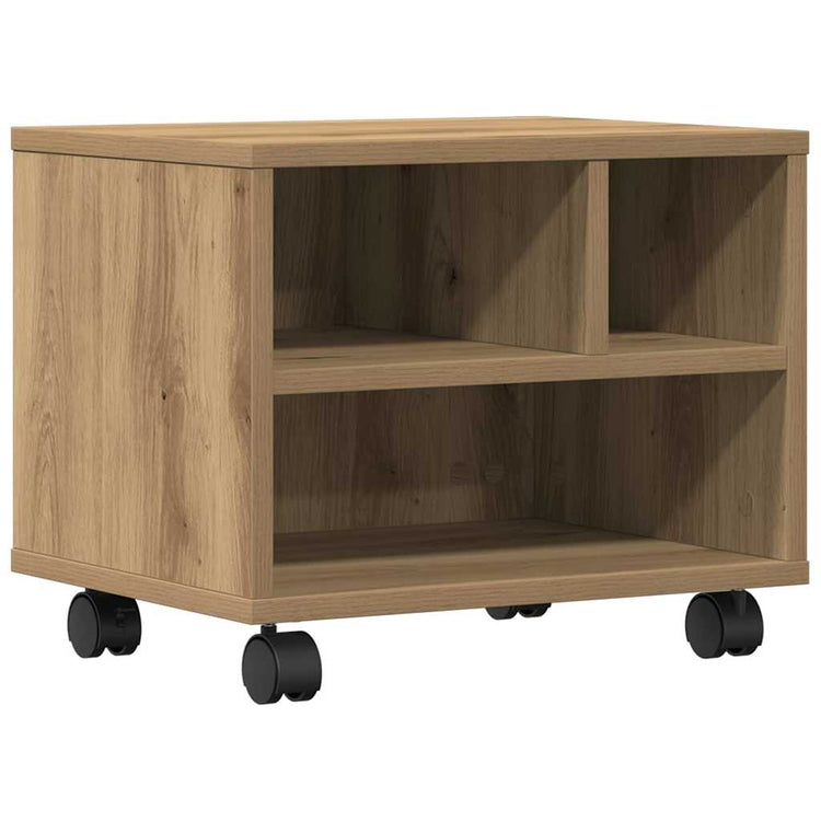 Vidaxl printerstand artisan eiken 41 x 32 x 33.5 cm bewerkt hout