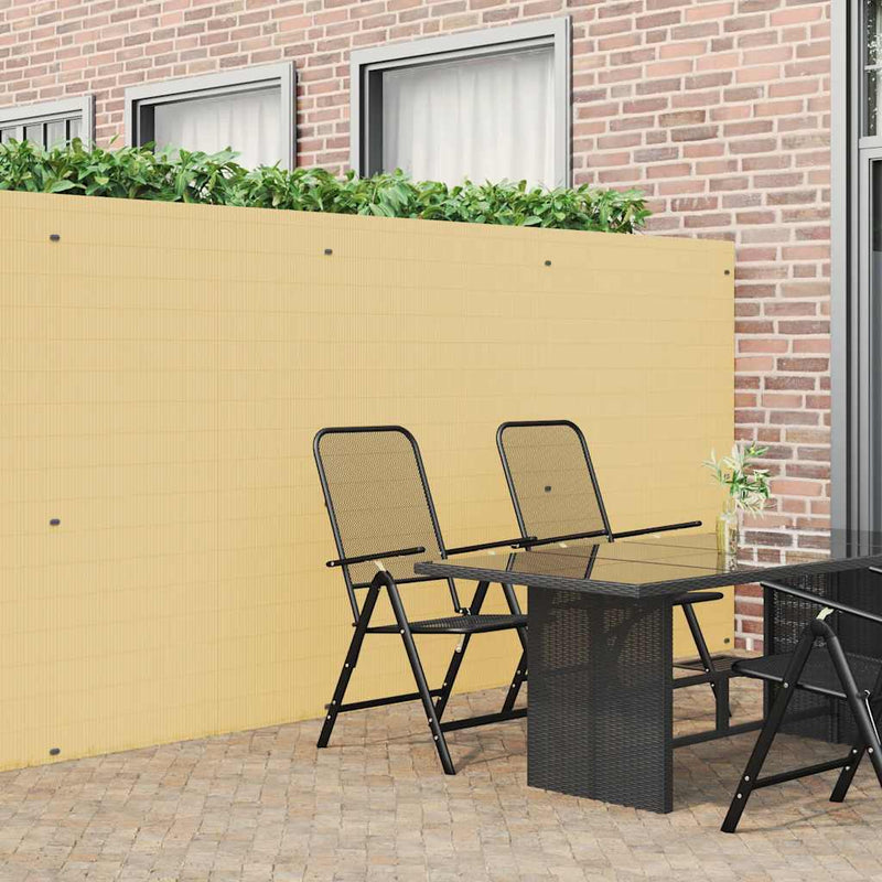 Vidaxl tuinhek dubbelzijdig geel 1,8x3 m pvc
