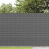 Vidaxl tuinhek dubbelzijdig grijs 1,8x3 m pvc