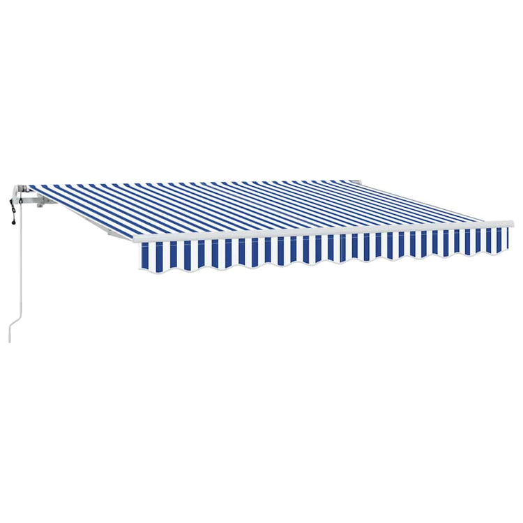 Vidaxl inklapbaar zonnescherm blauw 250 x 200 cm stof