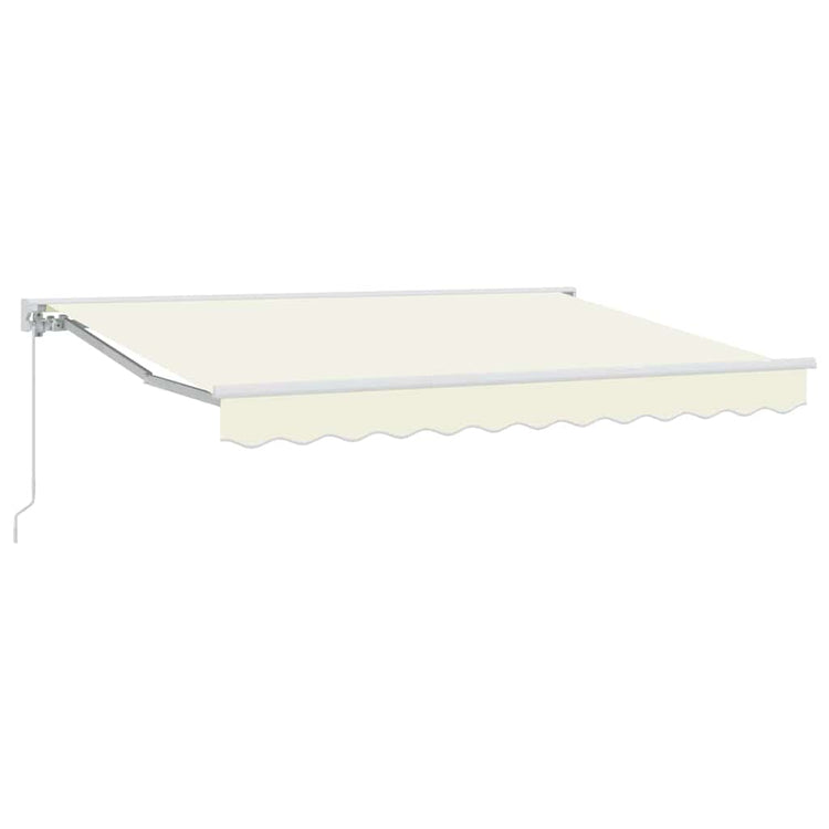 Vidaxl zijde frame crèmekleurig 250 x 200 cm polyester met pu-coating