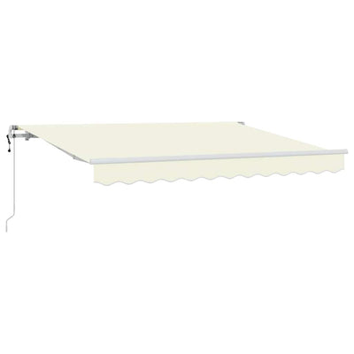 Vidaxl inklapbaar zonnescherm crème 250 x 200 cm stof