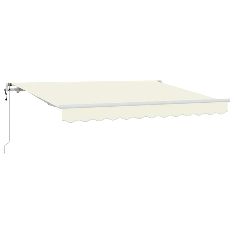 Vidaxl inklapbaar zonnescherm crème 250 x 200 cm stof