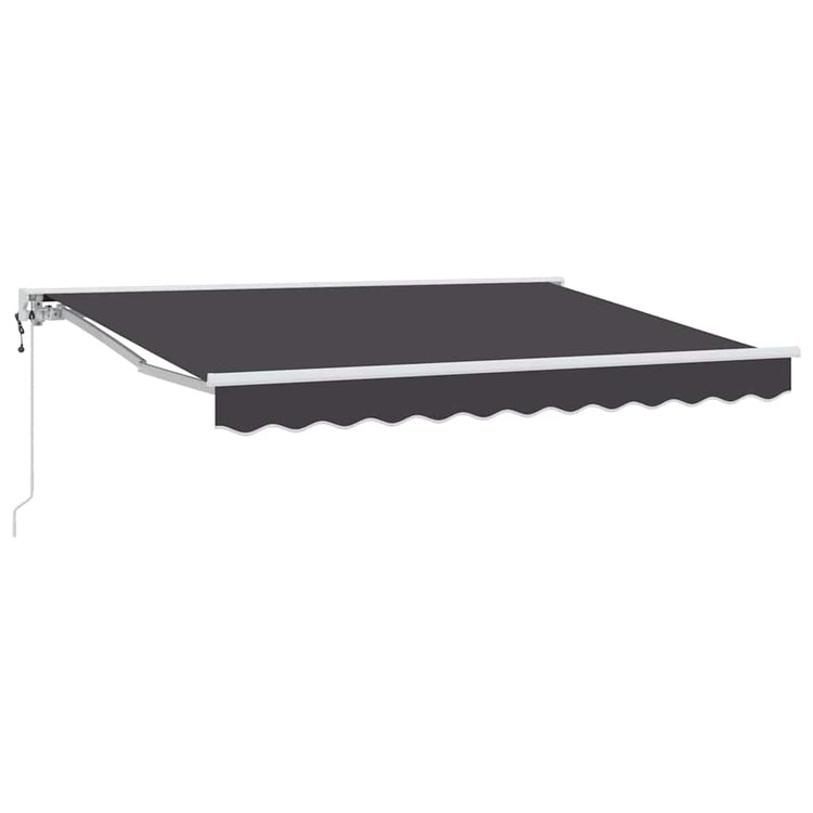 Vidaxl zijde frame antraciet 250 x 200 cm polyester met pu-coating