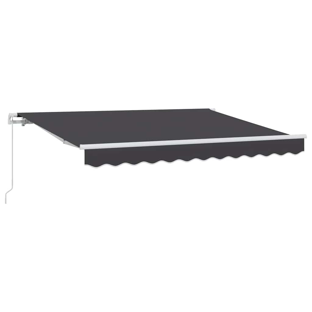 Vidaxl inklapbaar zonnescherm antraciet 250 x 200 cm stof