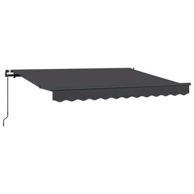 Vidaxl inklapbaar zonnescherm antraciet 250 x 200 cm stof