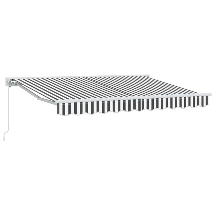 Vidaxl zijde frame antraciet en wit 250 x 200 cm