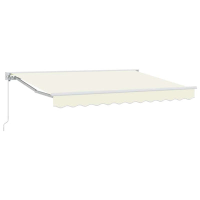 Vidaxl inklapbaar zonnescherm crème 300 x 200 cm polyester en metaal