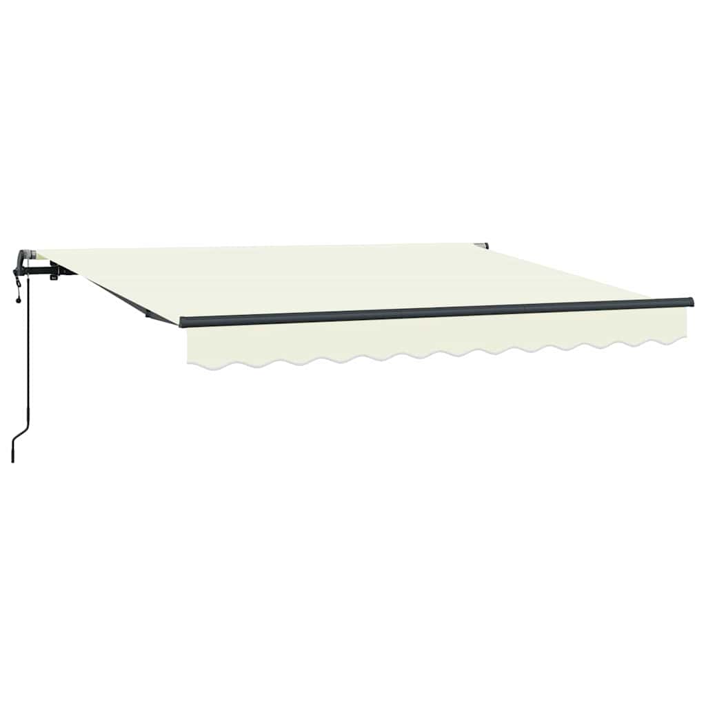 Vidaxl inklapbaar zonnescherm crème 300 x 200 cm stof