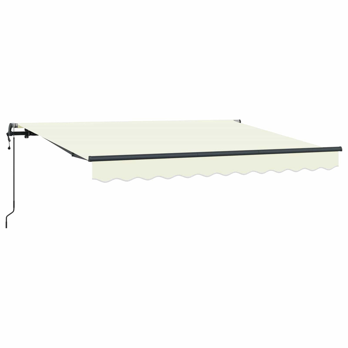 Vidaxl uitschuifbare luifel crème 300 x 200 cm stof