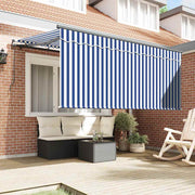 Vidaxl inklapbaar zonnescherm blauw en wit 300 x 200 cm - afbeelding 3