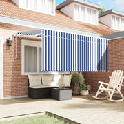 Vidaxl inklapbaar zonnescherm blauw en wit 300 x 200 cm - afbeelding 3