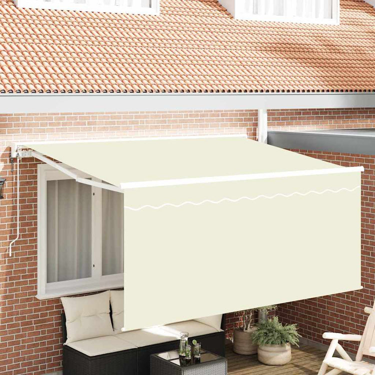 Vidaxl inklapbaar zonnescherm crème 300 x 200 cm
