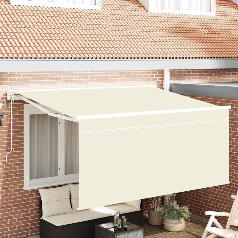 Vidaxl inklapbaar zonnescherm crème 300 x 200 cm