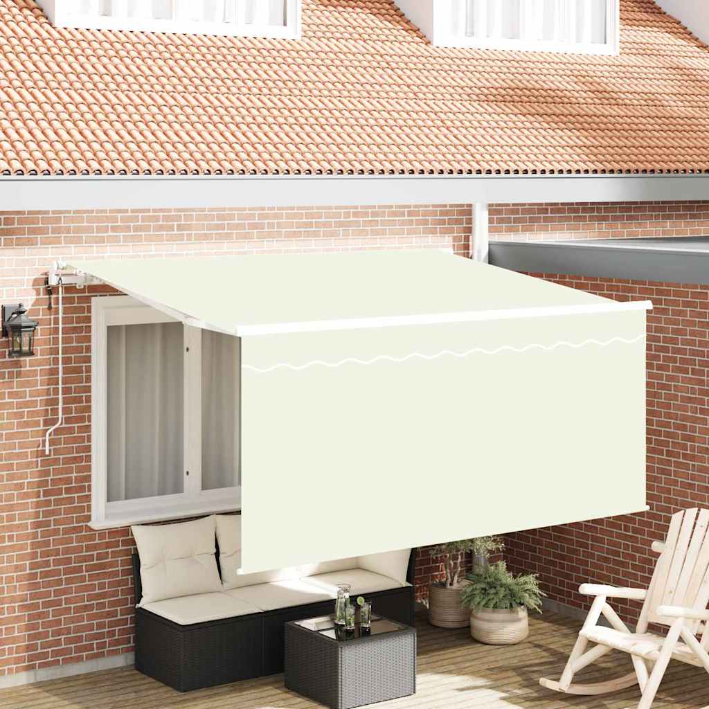 Vidaxl inklapbaar zonnescherm crème 300 x 200 cm