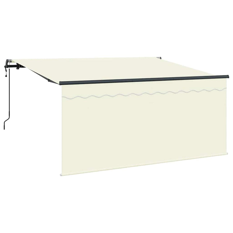 Vidaxl inklapbaar zonnescherm crème 300 x 200 cm stof