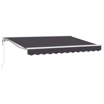 Vidaxl inklapbaar zonnescherm antraciet 300 x 200 cm