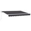Vidaxl inklapbaar zonnescherm antraciet 300 x 200 cm stof