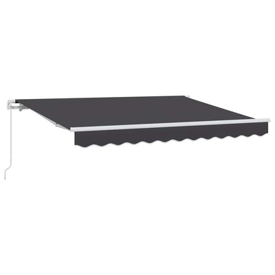 Vidaxl inklapbaar zonnescherm antraciet 300 x 200 cm stof