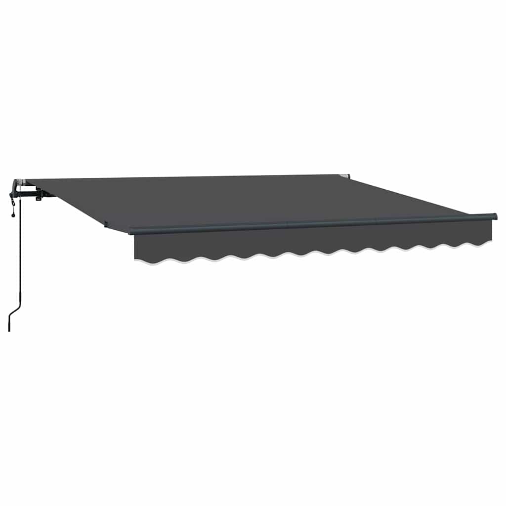 Vidaxl inklapbaar zonnescherm antraciet 300 x 200 cm stof