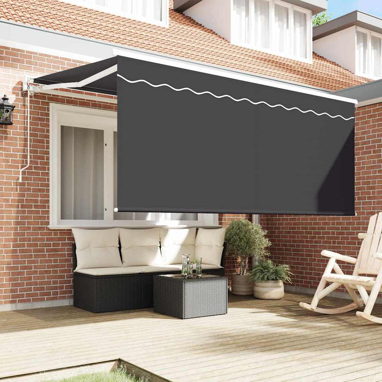 Vidaxl inklapbaar zonnescherm antraciet 300 x 200 cm