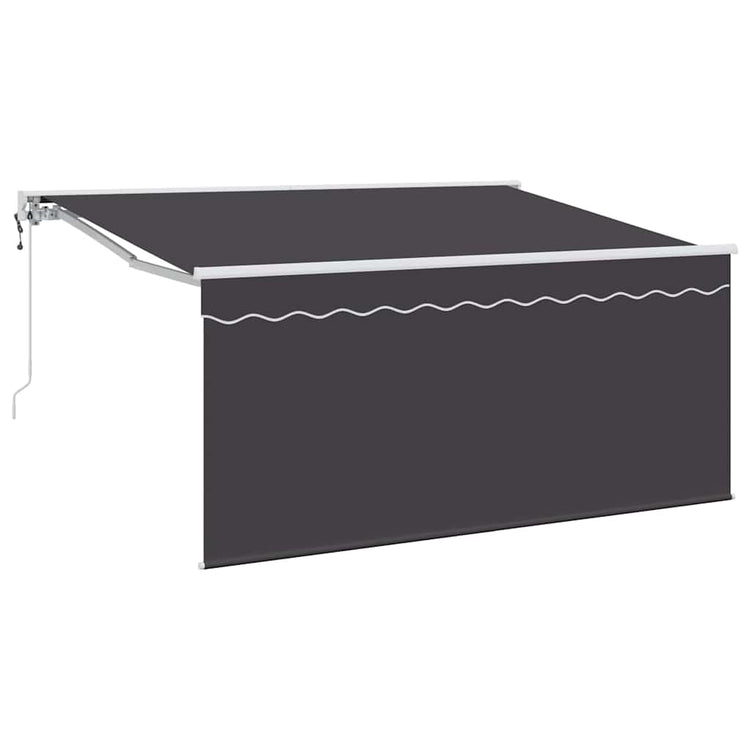Vidaxl inklapbaar zonnescherm antraciet 300 x 200 cm