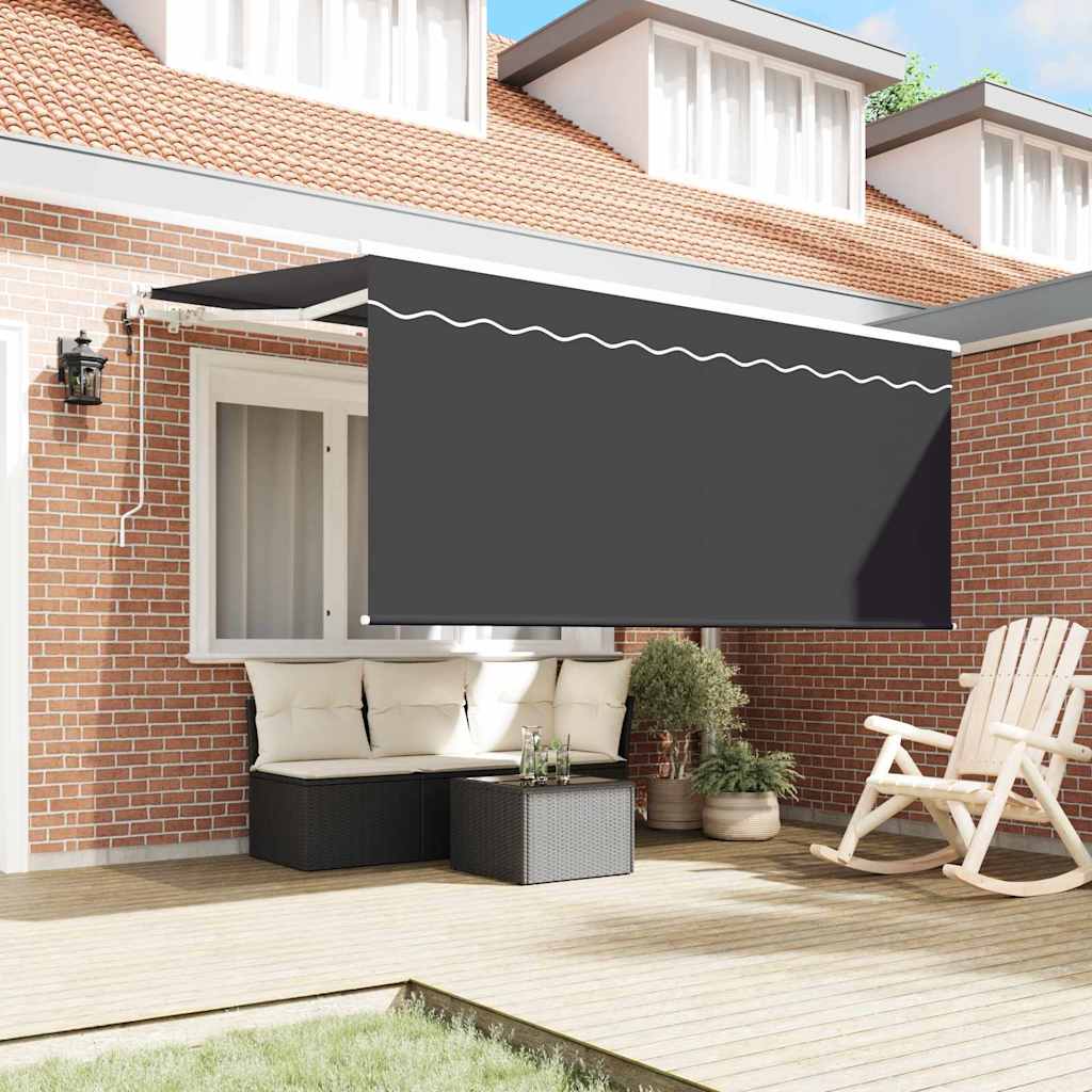 Vidaxl inklapbaar zonnescherm antraciet 300 x 200 cm