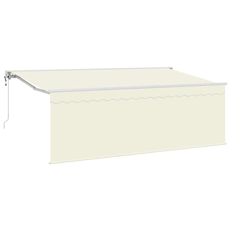 Vidaxl inklapbaar zonnescherm crème 350 x 200 cm