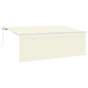 Vidaxl zonnescherm met screen crème 350 x 200 x 120 cm stof en metaal