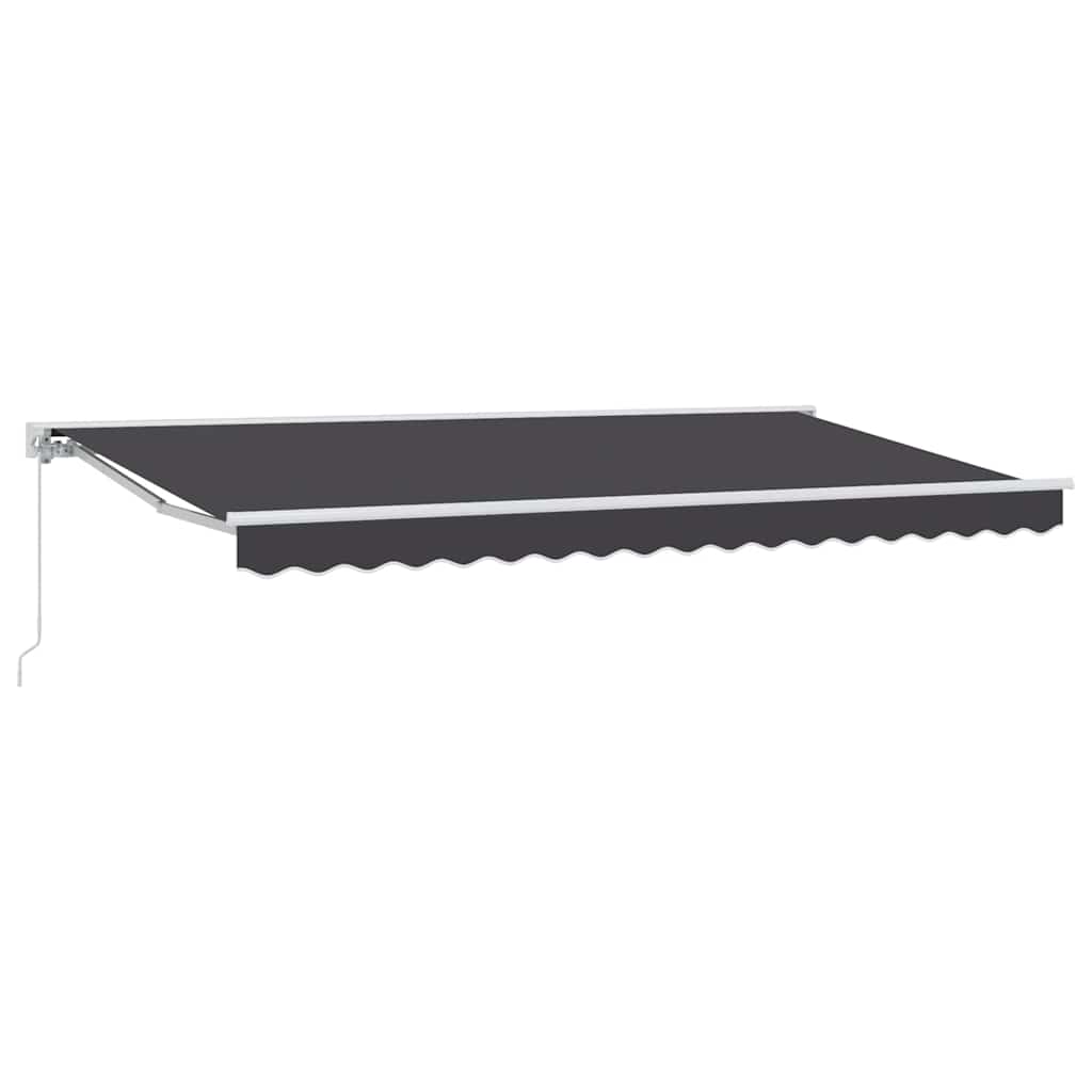 Vidaxl inklapbaar zonnescherm antraciet 350 x 200 cm