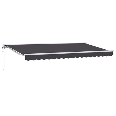 Vidaxl inklapbaar zonnescherm antraciet 350 x 200 cm