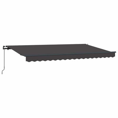 Vidaxl inklapbaar zonnescherm antraciet 350 x 200 cm stof