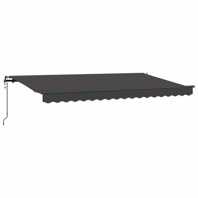 Vidaxl inklapbaar zonnescherm antraciet 350 x 200 cm stof