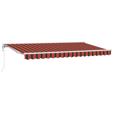 Vidaxl zijde frame oranje en zwart 350 x 200 cm