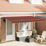 Vidaxl uitschuifbare luifel oranje 350 x 200 cm stof - afbeelding 1