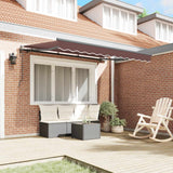 Vidaxl uitschuifbare luifel bruin 350 x 200 cm stof - afbeelding 3