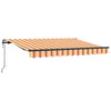 Vidaxl inklapbaar zonnescherm geel 350 x 200 cm stof