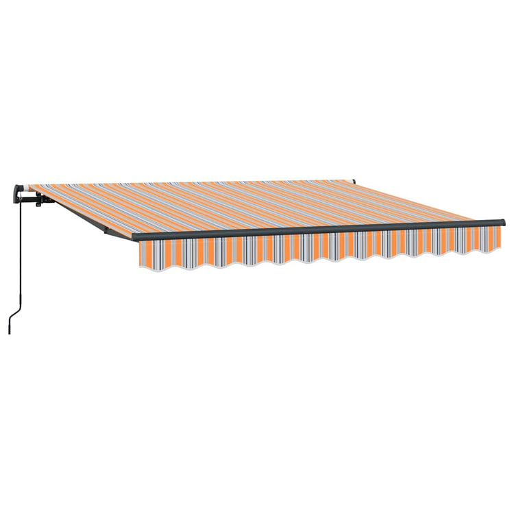 Vidaxl inklapbaar zonnescherm multikleur 350 x 200 cm stof