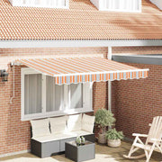 Vidaxl inklapbaar zonnescherm multikleur 350 x 200 cm stof - afbeelding 1