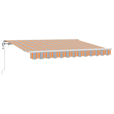Vidaxl inklapbaar zonnescherm multikleur 350 x 200 cm stof