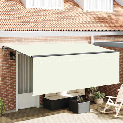 Vidaxl inklapbaar zonnescherm crème 400 x 200 cm