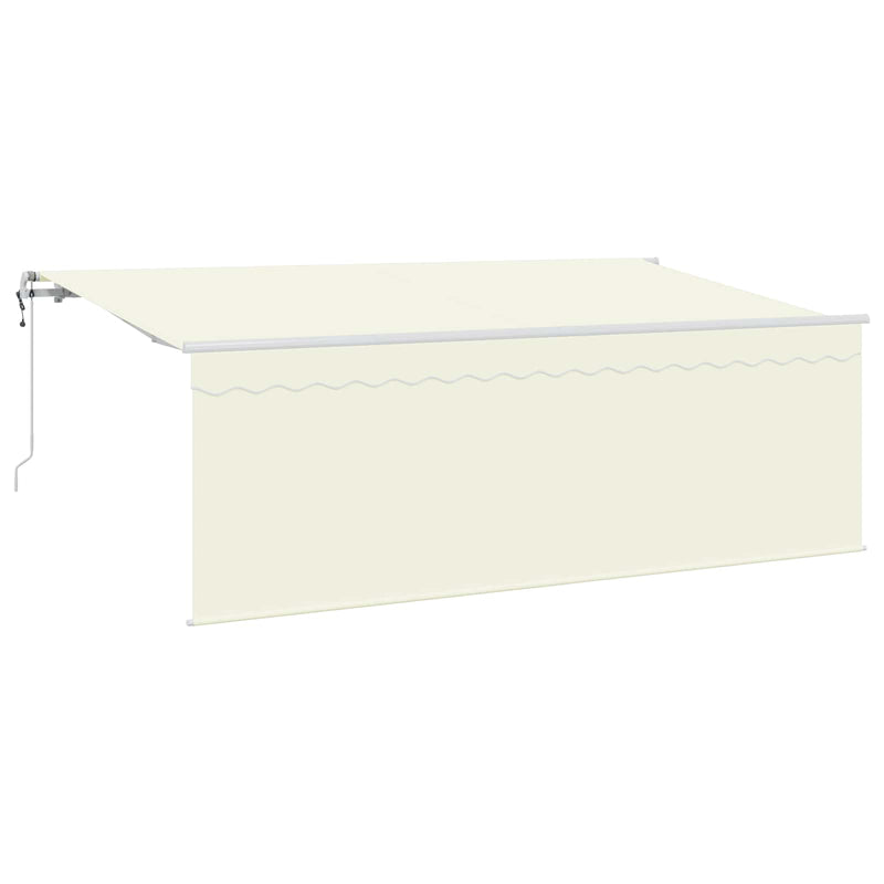 Vidaxl inklapbaar zonnescherm crème 400 x 200 cm