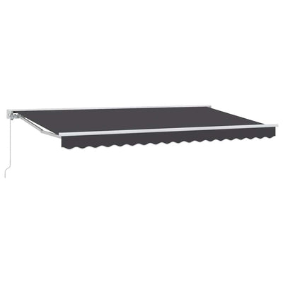 Vidaxl inklapbaar zonnescherm antraciet 400 x 200 cm