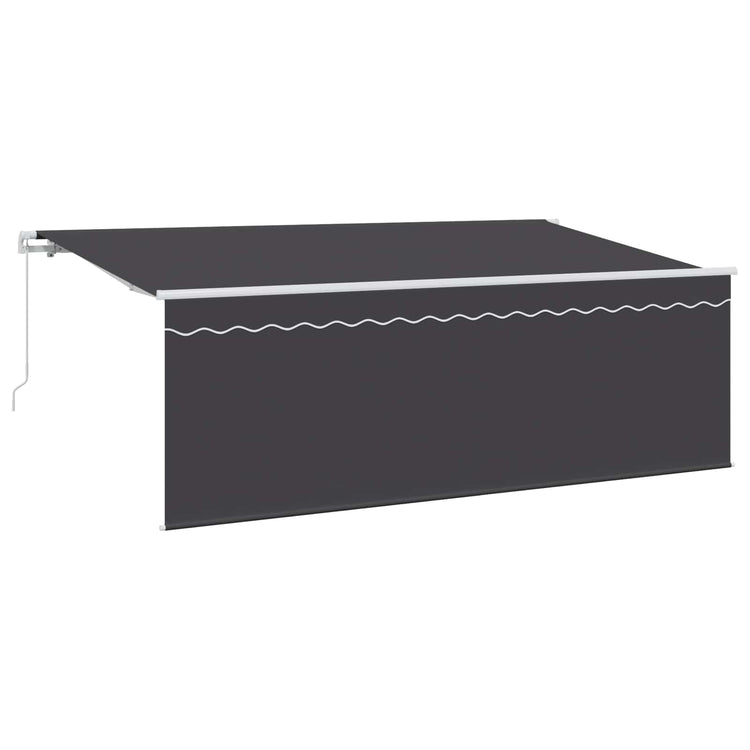Vidaxl inklapbaar zonnescherm antraciet 400 x 200 cm