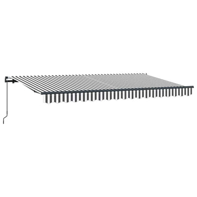 Vidaxl inklapbaar zonnescherm antraciet 400 x 200 cm stof